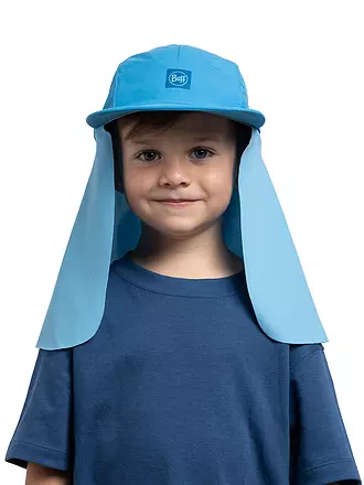 BUFF | Gorra Desert para niños con protección para el cuello | blau